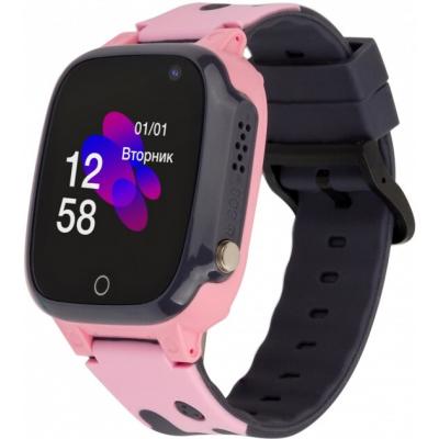 Смарт-часы ATRIX iQ2100 IPS Cam Pink Детские телефон-часы с трекером (
