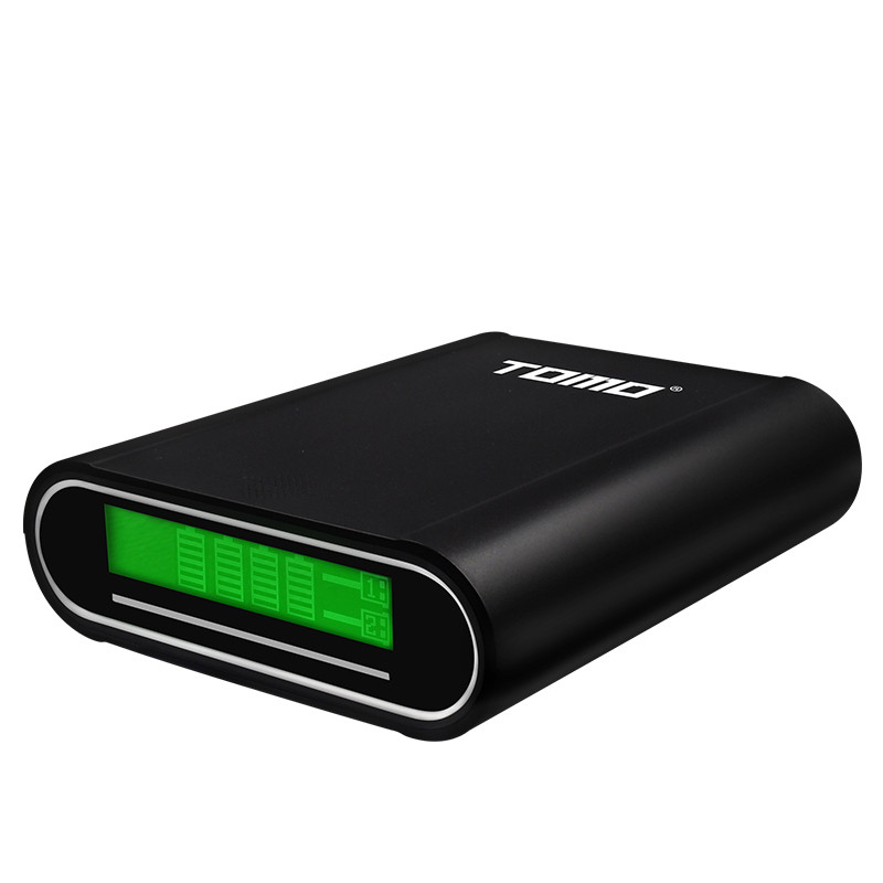 Корпус для Power Bank, зарядка 18650, 4 канала с ЖК индикацией, TOMO M
