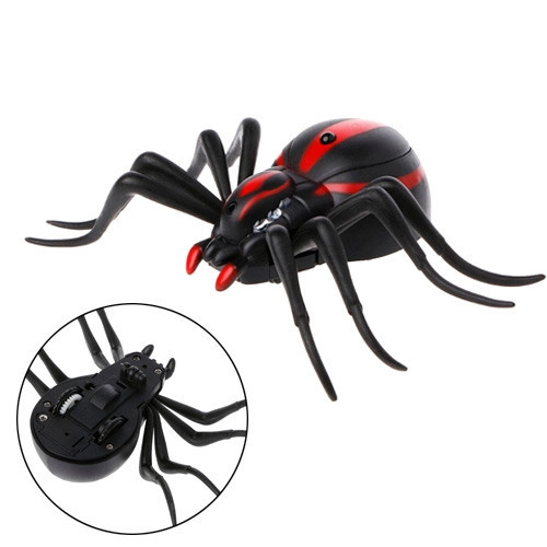 Паук радиоуправляемый красноспинный светящийся Spider