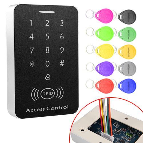 Система контроля доступа СКД панель RFID РЧИД + клавиатура + 10 брелко