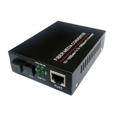 Медиаконвертер FoxGate 10/100Base-TX to 100Base-F 1550нм, SM, SC/PC, 2