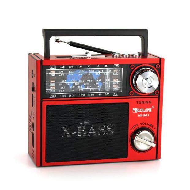 Радиоприемник колонка MP3 Golon RX-201 Red