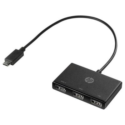 Концентратор HP USB Type-C to 3 USB-A Hub (Z6A00AA)