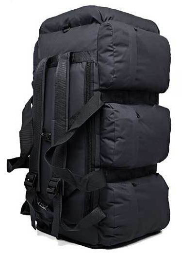Сумка-рюкзак тактическая xs-90l3 черная, 90 л