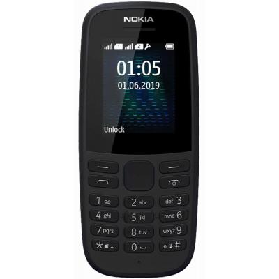Мобильный телефон Nokia 105 SS 2019 (no charger) Black (16KIGB01A19)