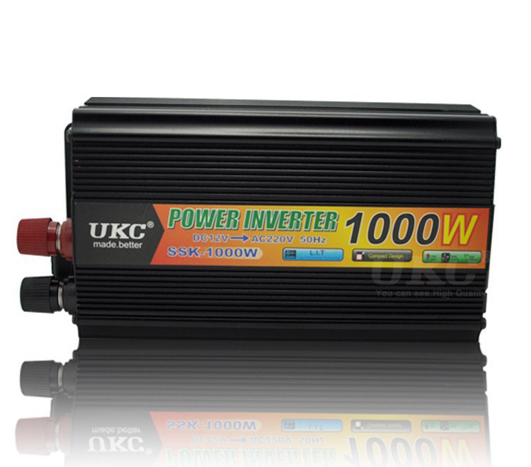Преобразователь инвертор UKC 12V-220V 1000W