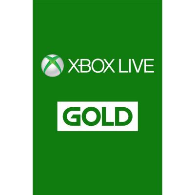 Карта онлайн пополнения Xbox Xbox Live GOLD подписка на 1 месяц RU ESD